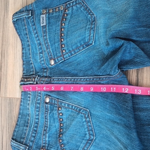 Cruel Kennedi dark wash jeans with rivet pockets size 9R - Picture 8 of 11